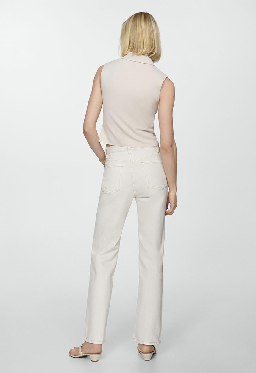 MANGO - Jeans matilda - off white