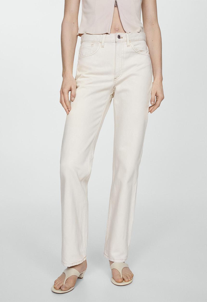 MANGO - Jeans matilda - off white
