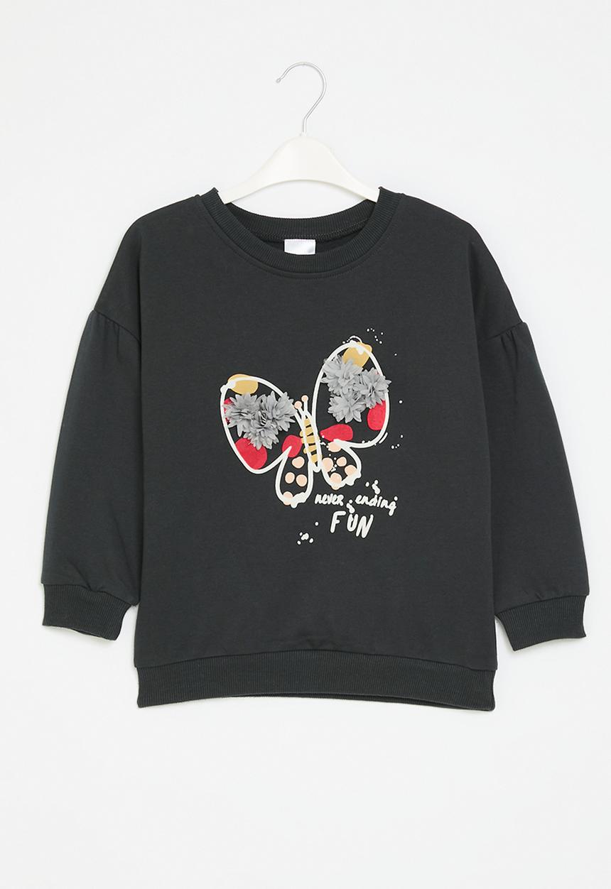 Pop Candy - Printed sweat top - navy
