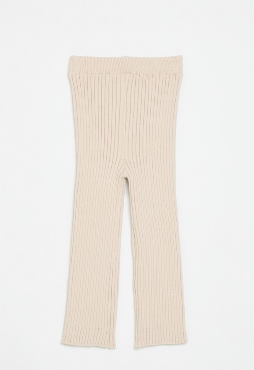 Pop Candy - Ribbed leggings - beige