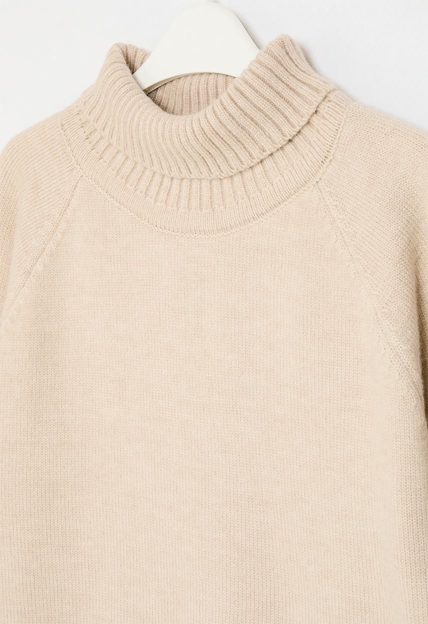 Pop Candy - Knit poloneck dress - brown