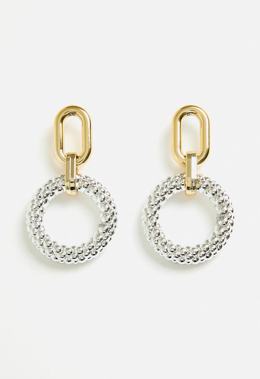 Superbalist - Saskia earrings - silver & gold