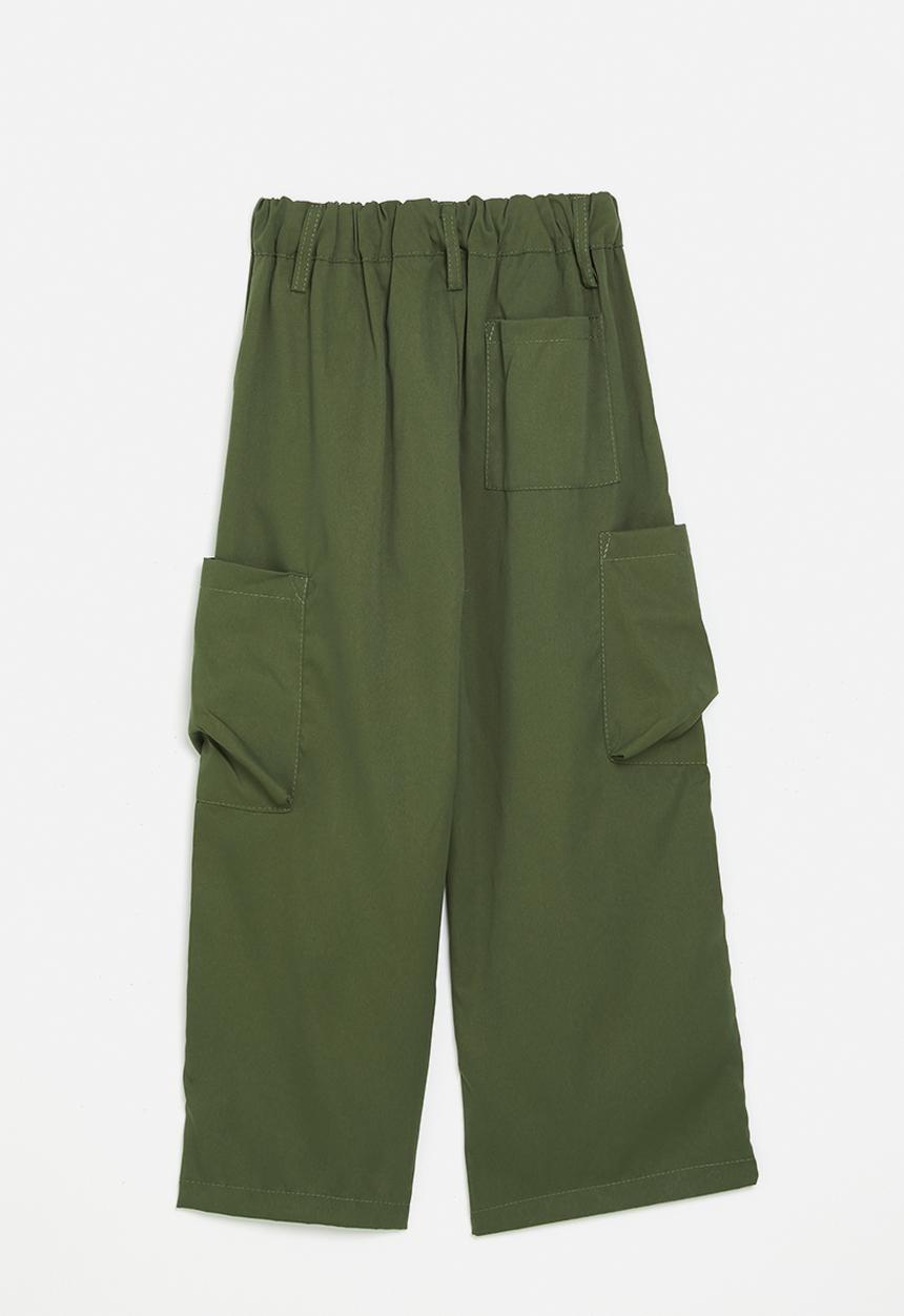 Pop Candy - Parachute pants - green
