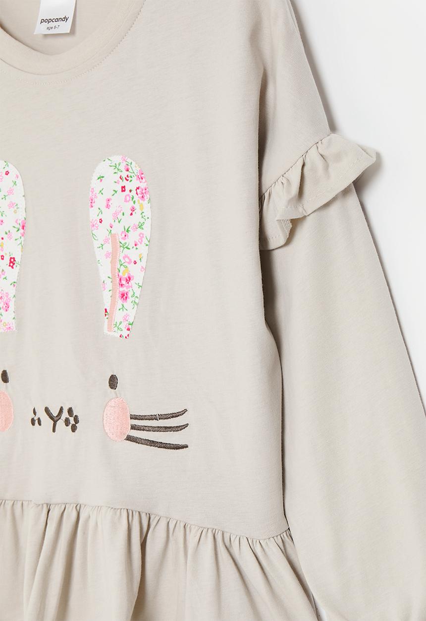 Pop Candy - Tiered sweat top - grey