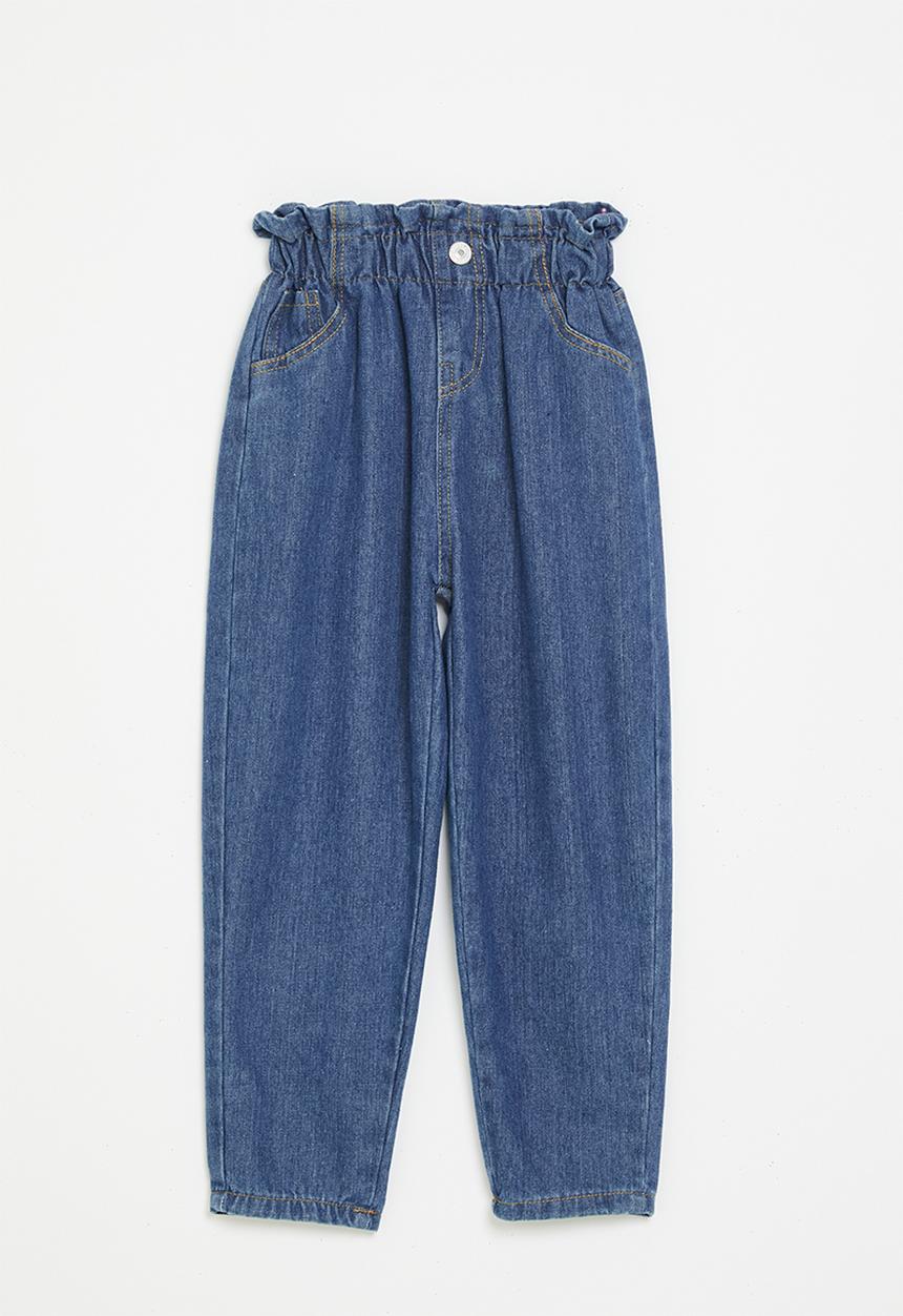 Pop Candy - Paperbag jeans - stone wash