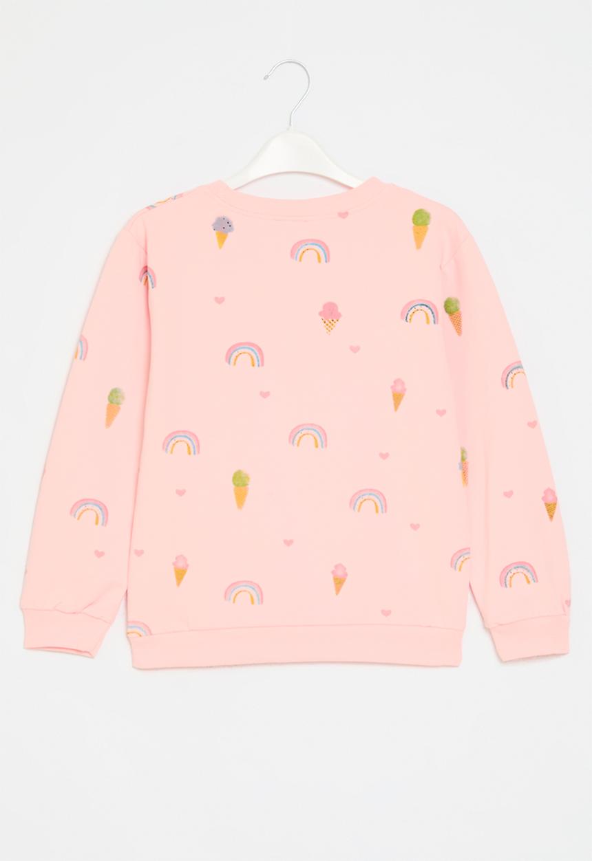 Pop Candy - Printed sweat top - pink