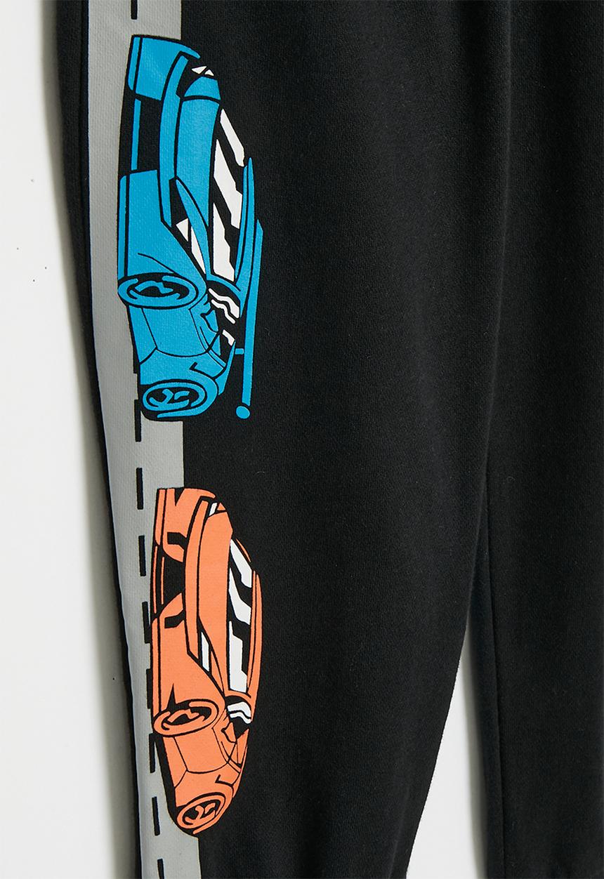 Pop Candy - Printed sweat pants - black