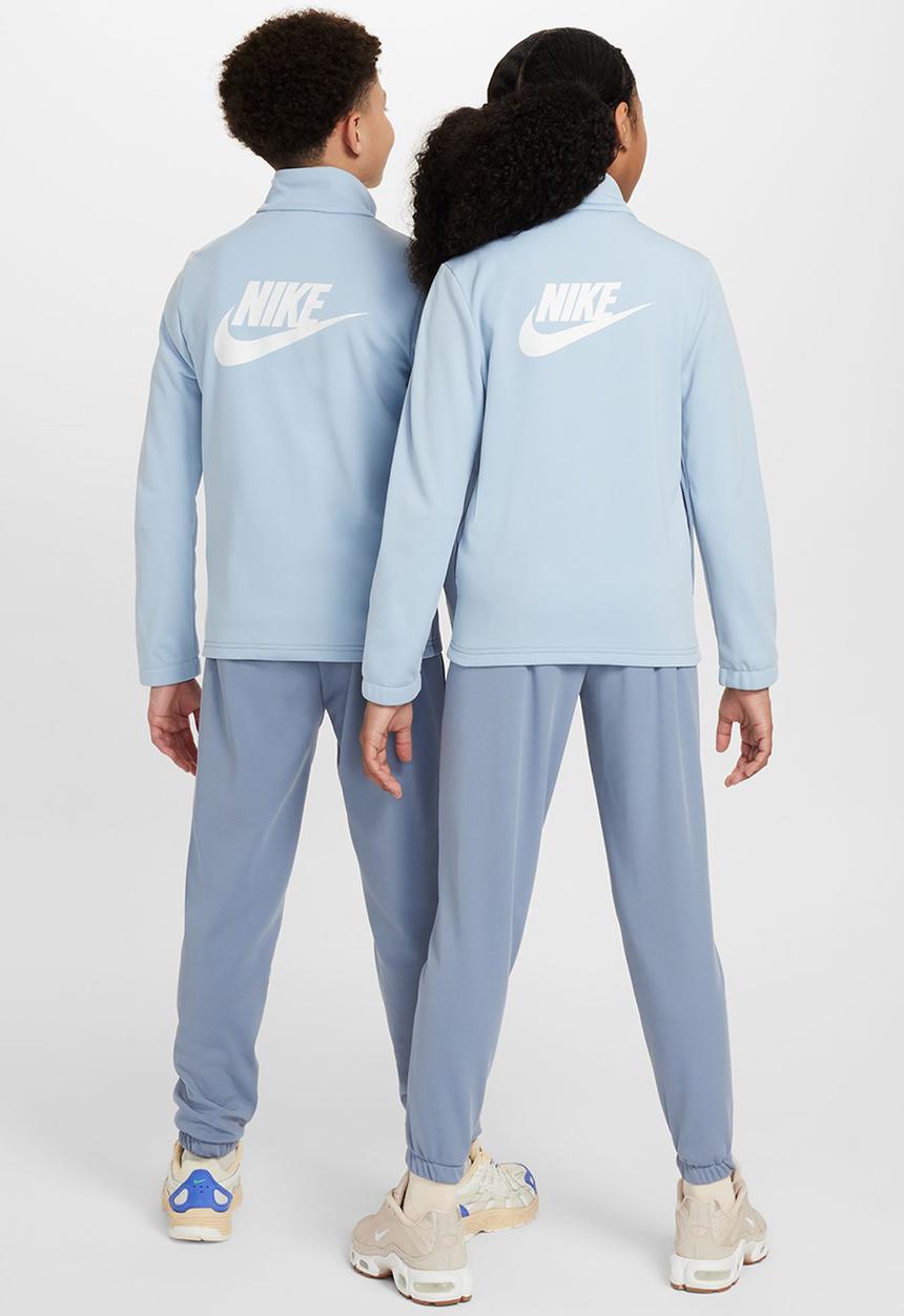 Nike - K Nsw Tracksuit Poly Fz Hbr - Lt Armory Blue/Ashen Slate/White