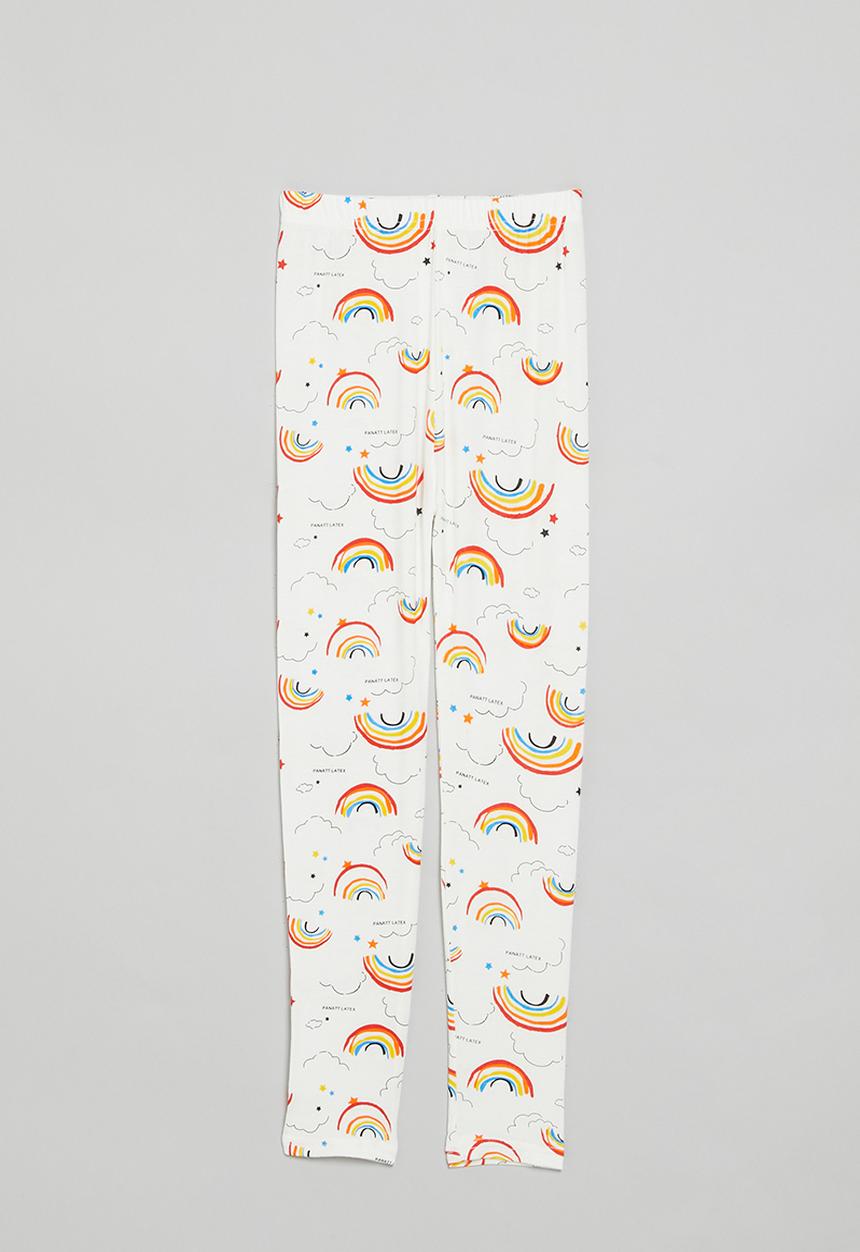 Pop Candy - Printed leggings - white
