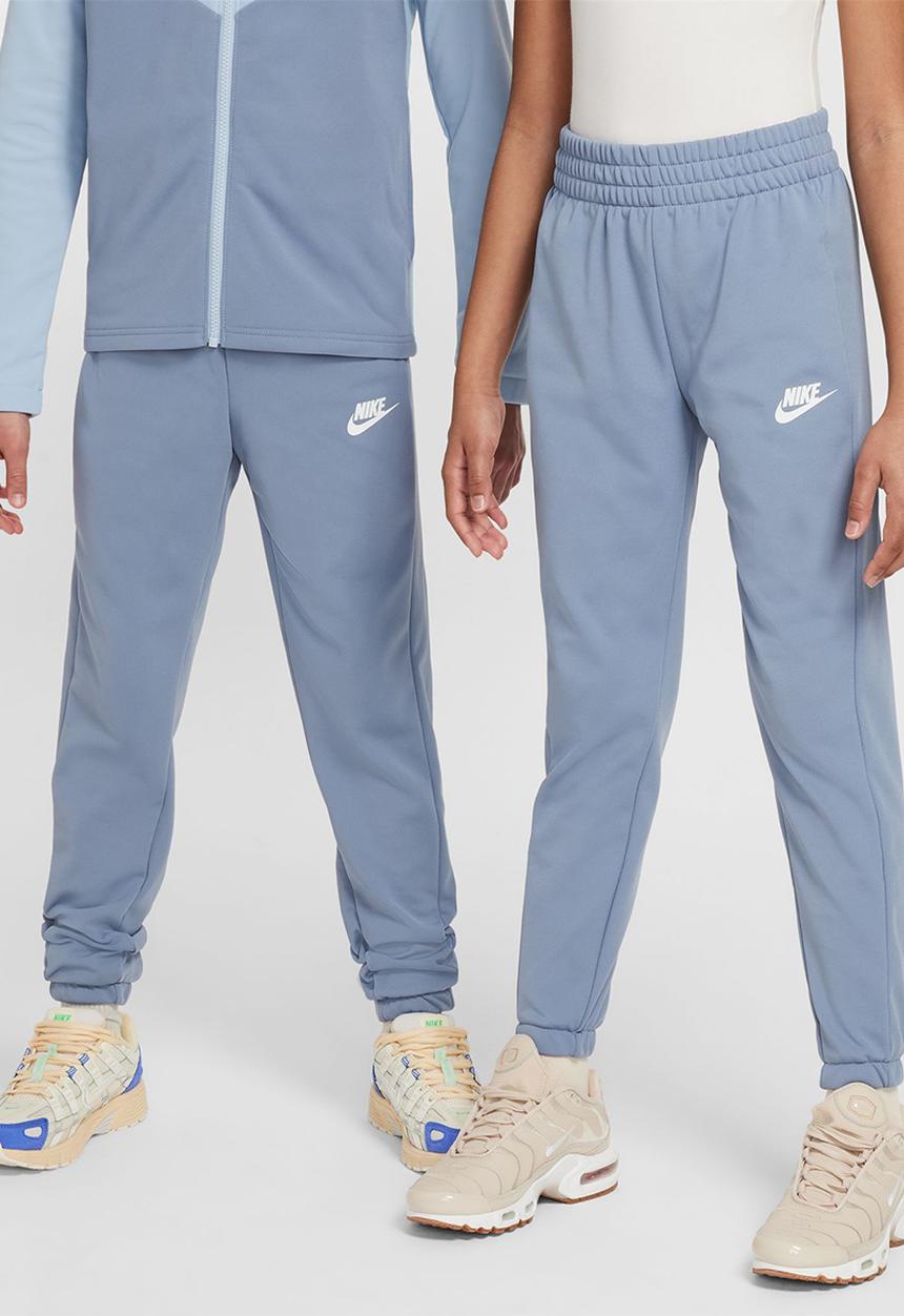 Nike - K Nsw Tracksuit Poly Fz Hbr - Lt Armory Blue/Ashen Slate/White