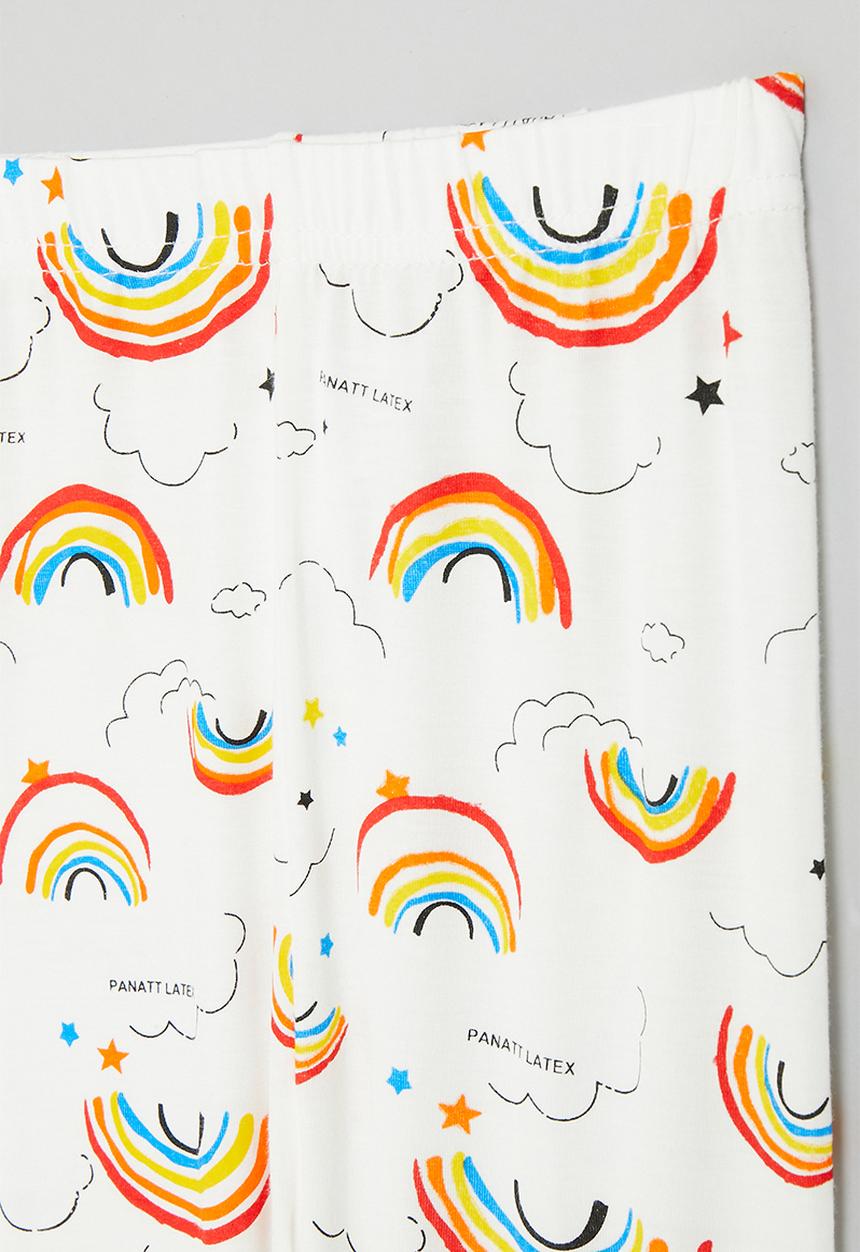 Pop Candy - Printed leggings - white