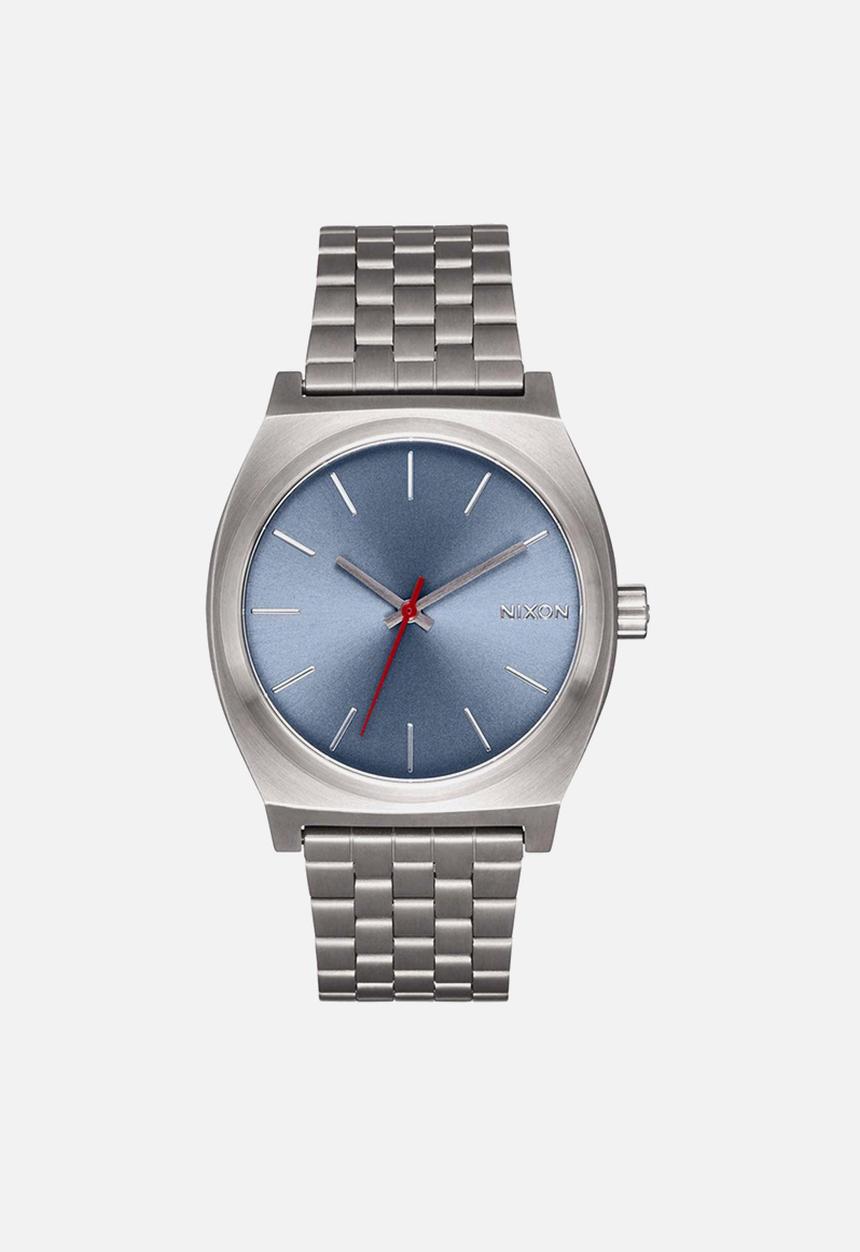 Nixon - Time Teller - Light Gunmetal / Dusty Blue