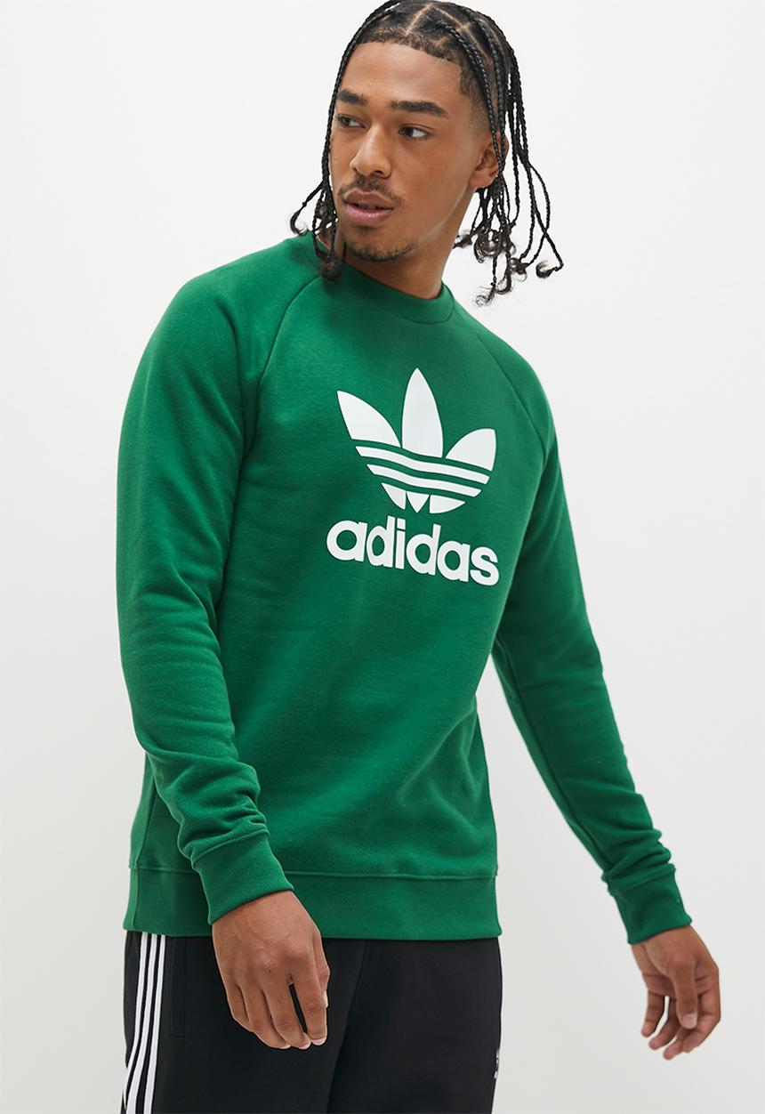 adidas Originals - Trefoil crew sweatshirt - jade green