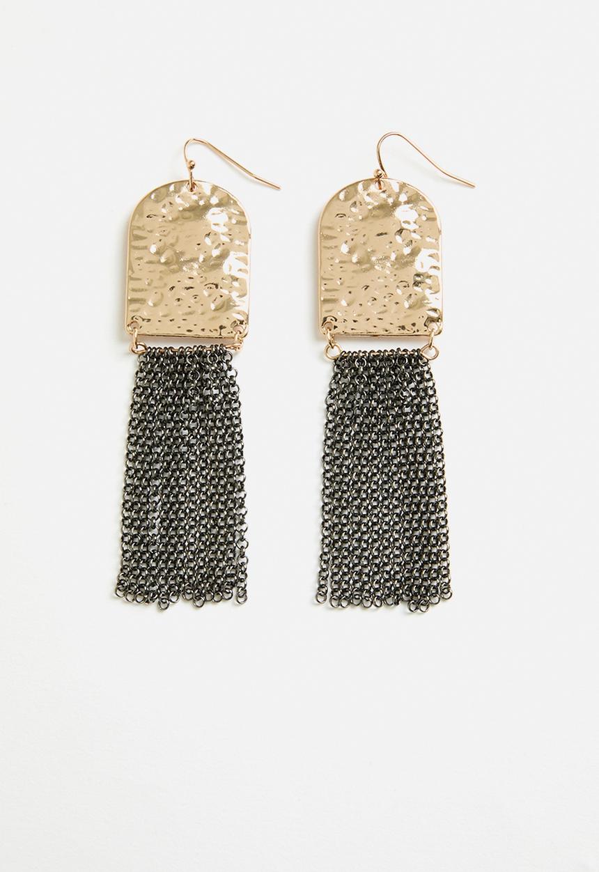 Superbalist - Scout statement earrings - silver & gold