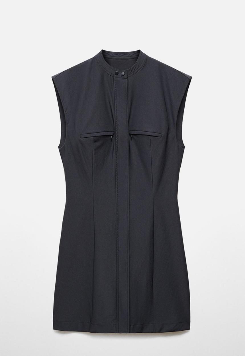 MANGO - Dress Nata - Dark Blue