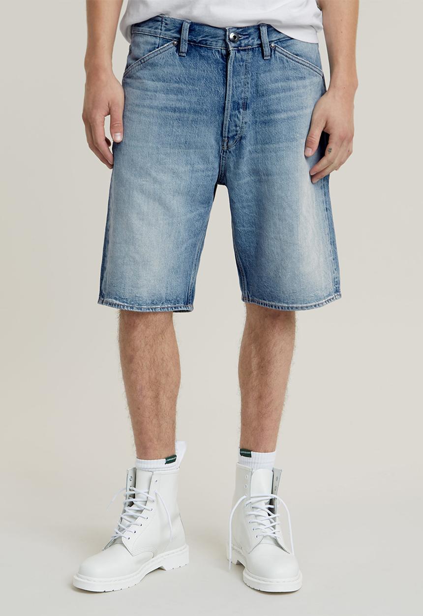 G-STAR - Denim loose short bright valiant denim r - sun faded blue donau