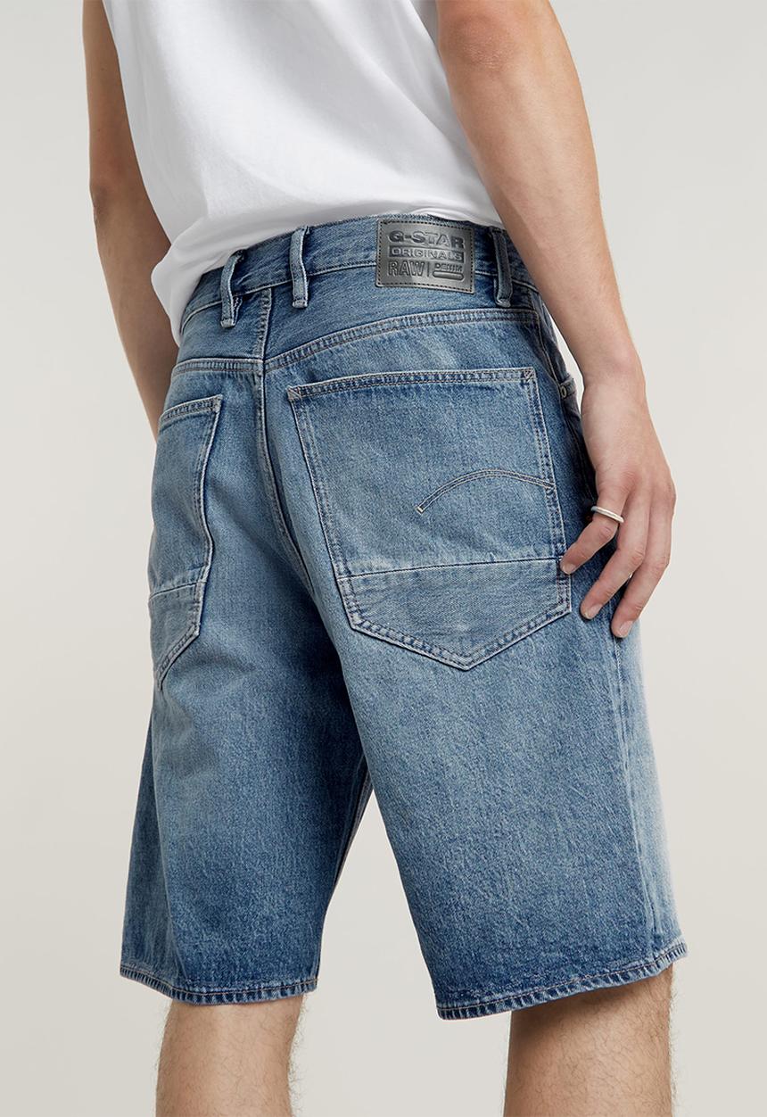 G-STAR - Denim loose short bright valiant denim r - sun faded blue donau
