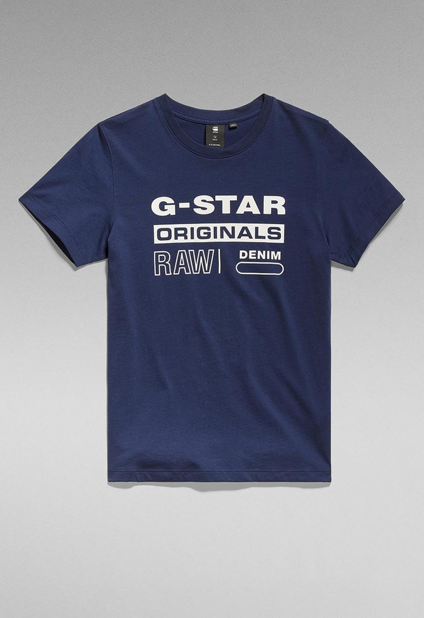 G-STAR - SS10037 T-Shirt short sleeve - sartho blue