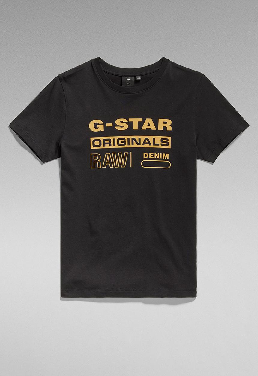 G-STAR - SS10037 T-Shirt short sleeve - dark black