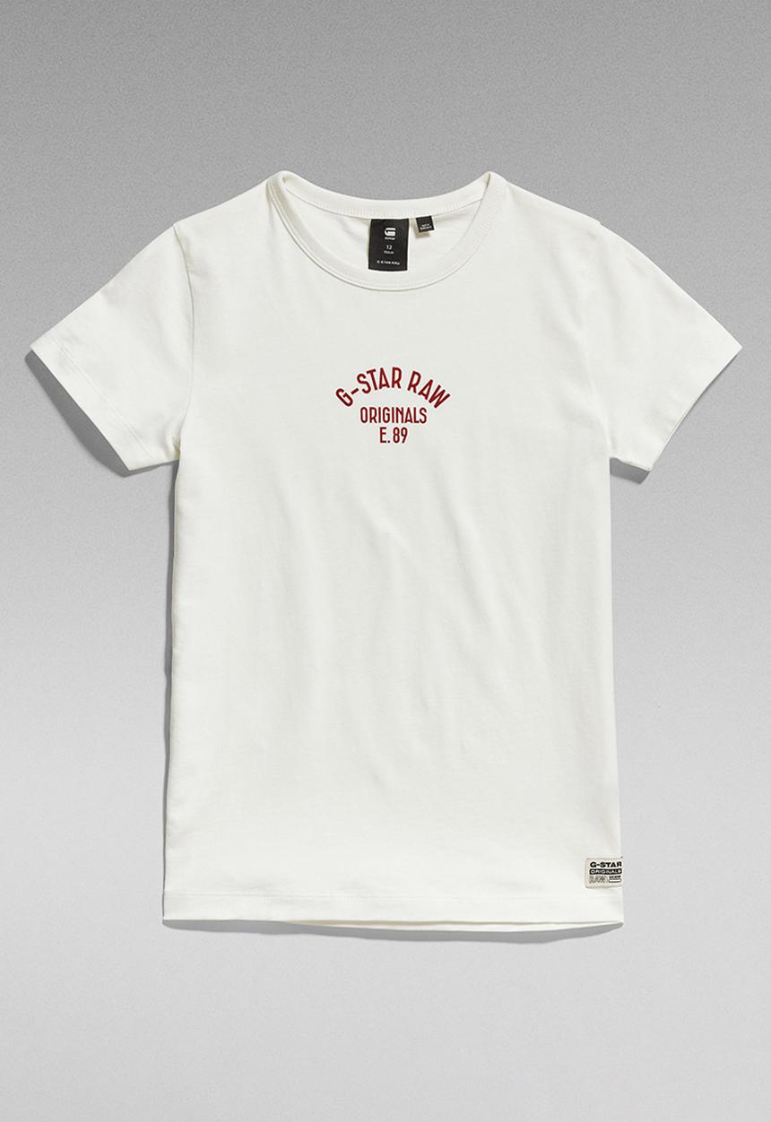 G-STAR - SS23001 t-shirt short sleeve - buff
