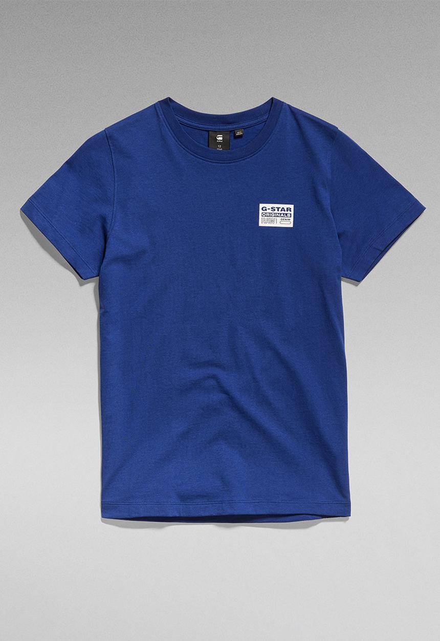 G-STAR - SS23302 t-shirt short short - ballpen blue