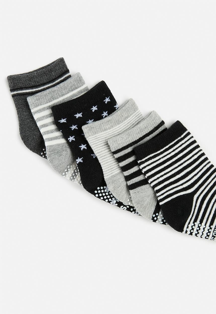 Pop Candy - 12 Pack ankle socks - grey