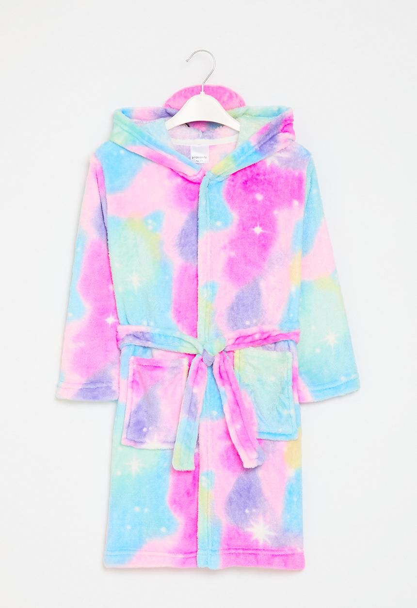 Pop Candy - Tie dye hooded gown - multi
