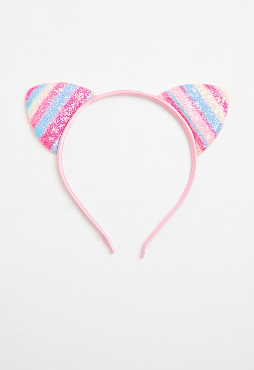Pop Candy - Kitty ears headband - pink & blue