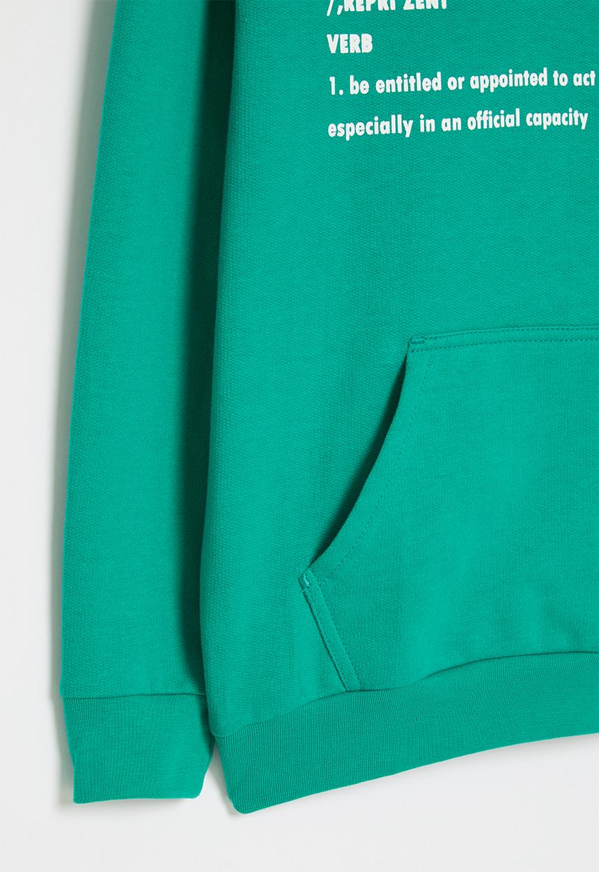 Pop Candy - Hoodie - jade green