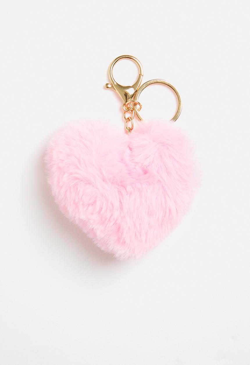 Pop Candy - Heart shaped keychain - pink