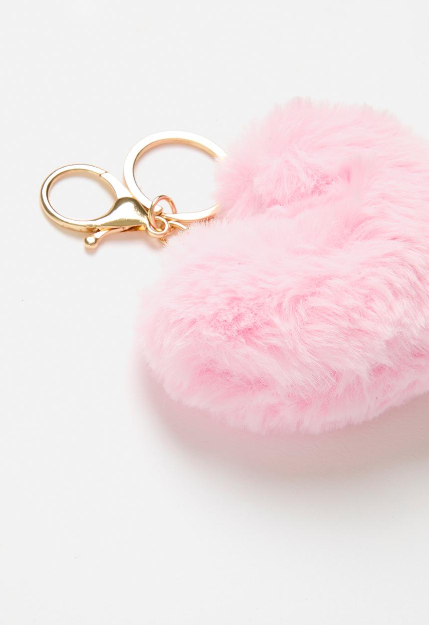 Pop Candy - Heart shaped keychain - pink