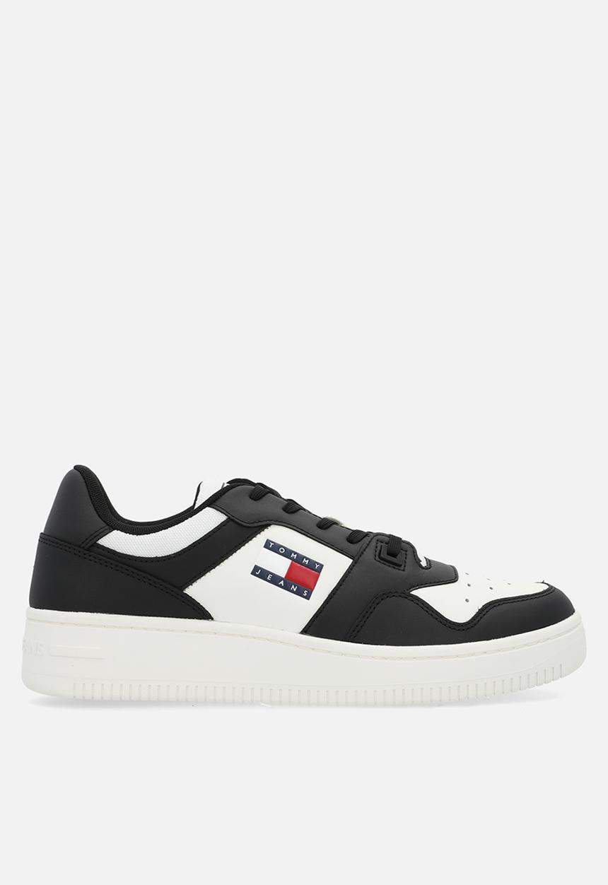 Tommy Hilfiger - Tjm retro basket ess - black & white 