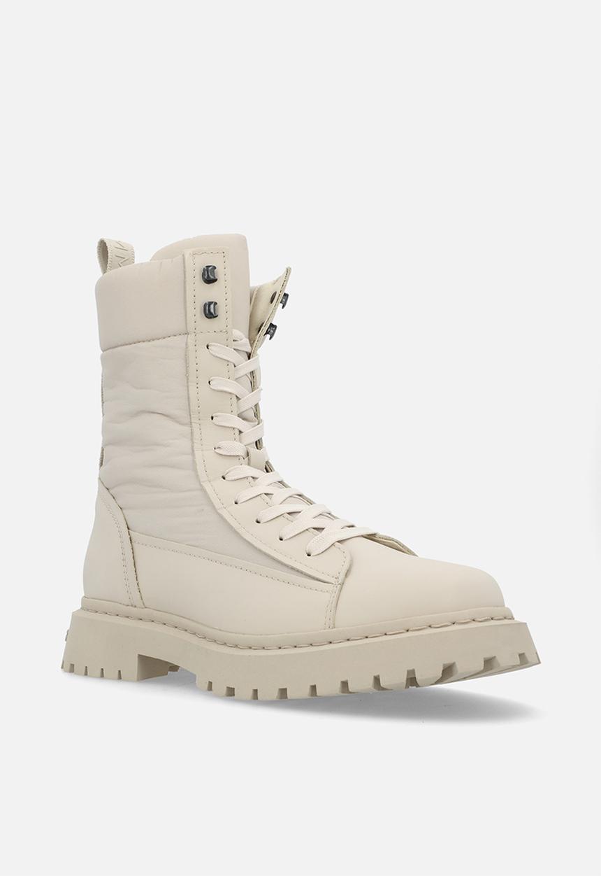 Tommy Hilfiger - Tjm military boot lace up - cream 