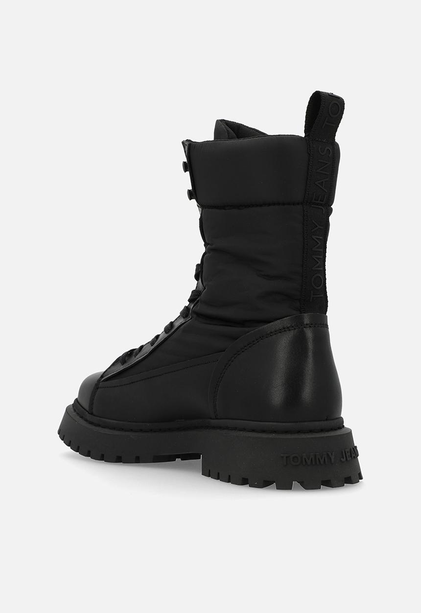 Tommy Hilfiger - Tjm military boot lace up - Black 