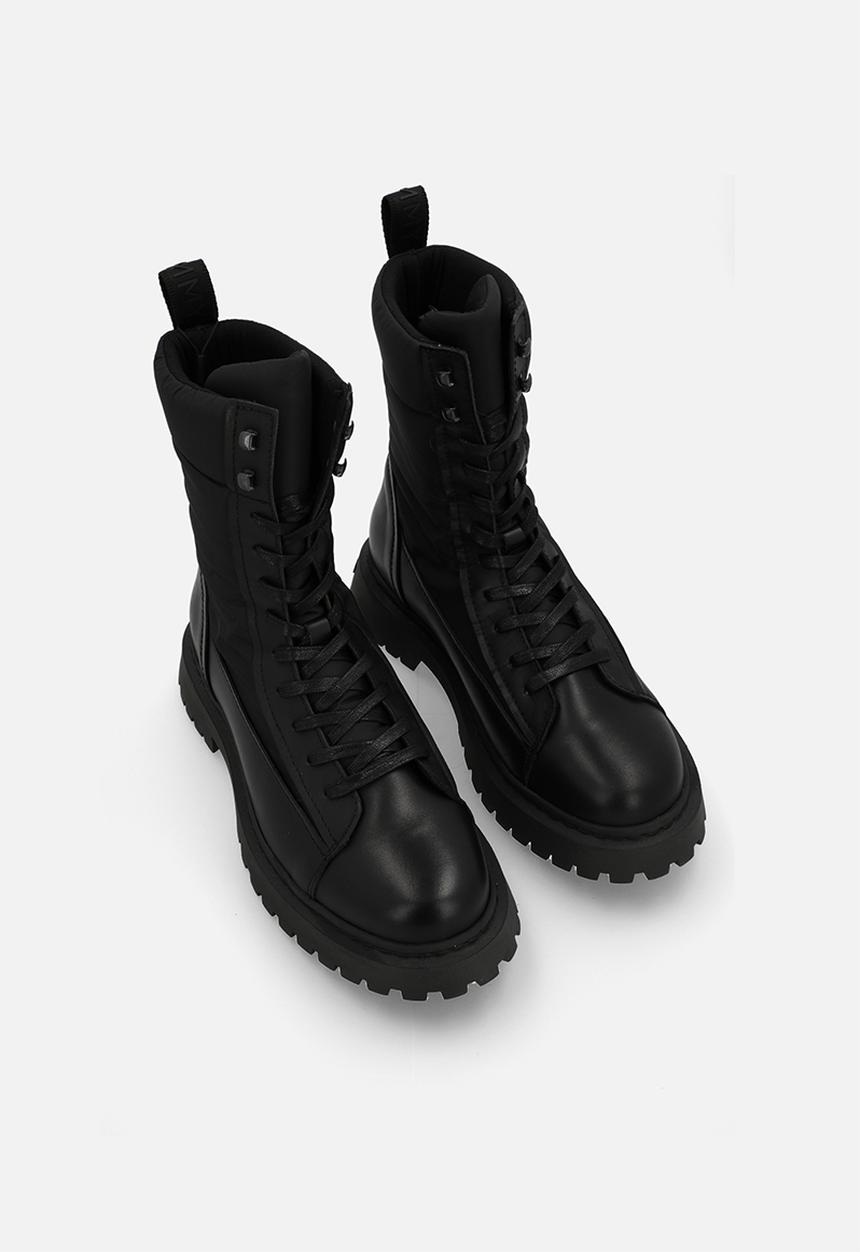 Tommy Hilfiger - Tjm military boot lace up - Black 
