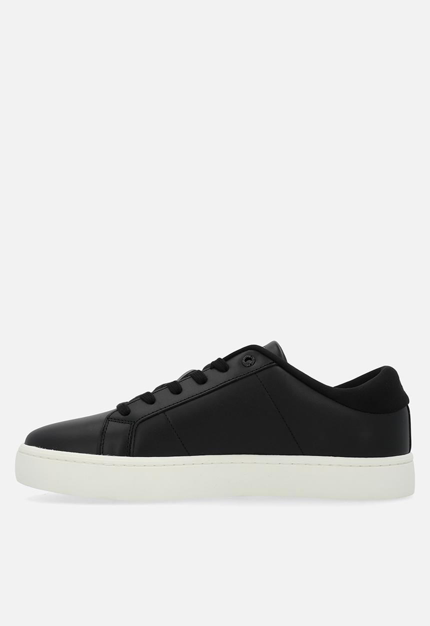 Calvin Klein - classic cupsole low ml lth - black/bright white