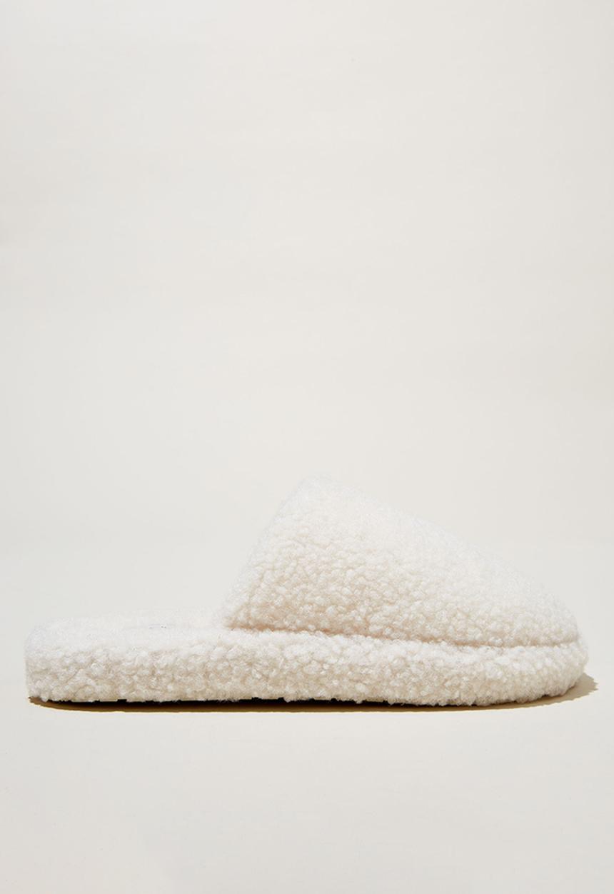 Cotton On - Cosy teddy scuff - gardenia