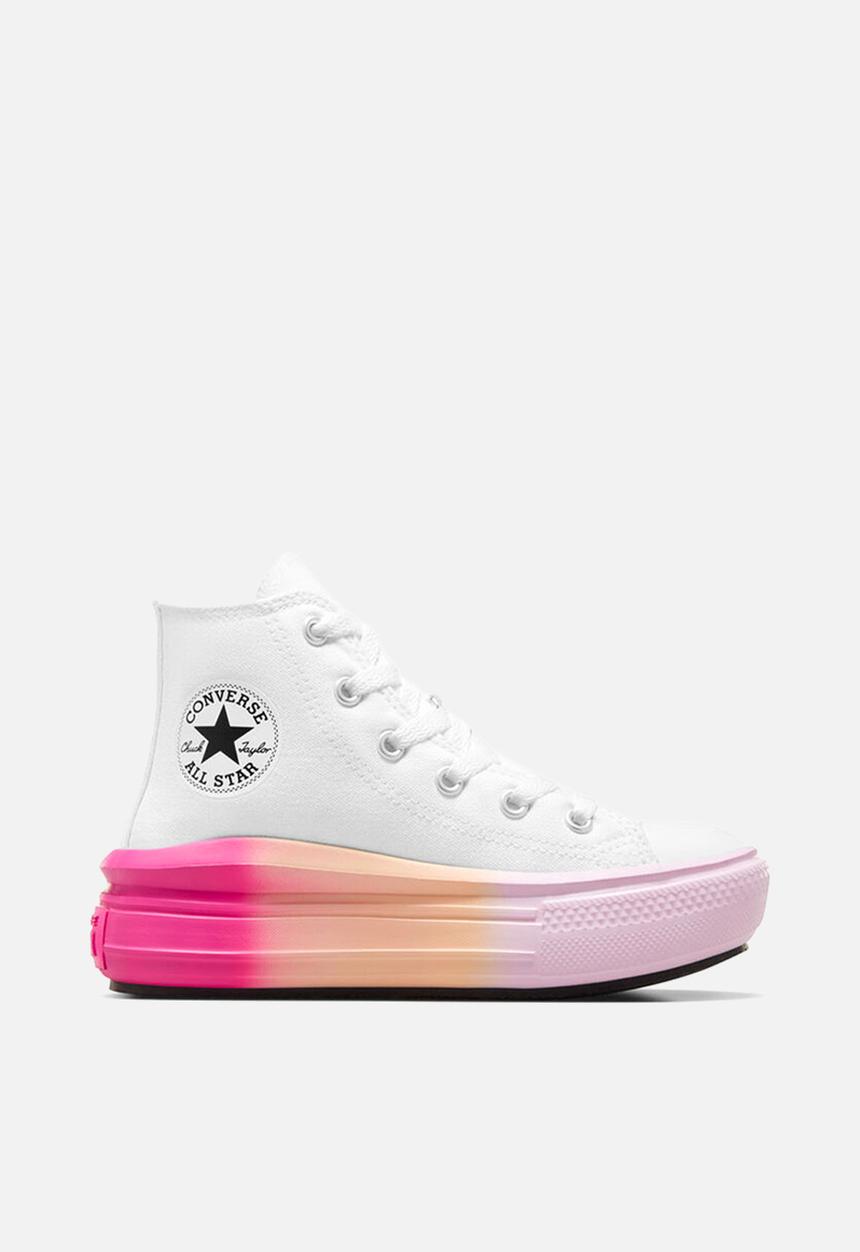Converse - Chuck taylor all star move platform bright ombre - white/stardust lilac