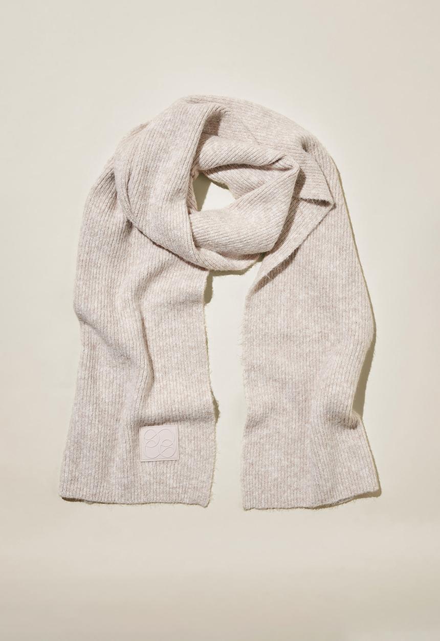 Rubi - Olivia knit scarf - ecru