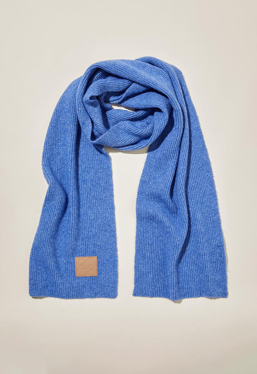 Rubi - Olivia knit scarf - blue