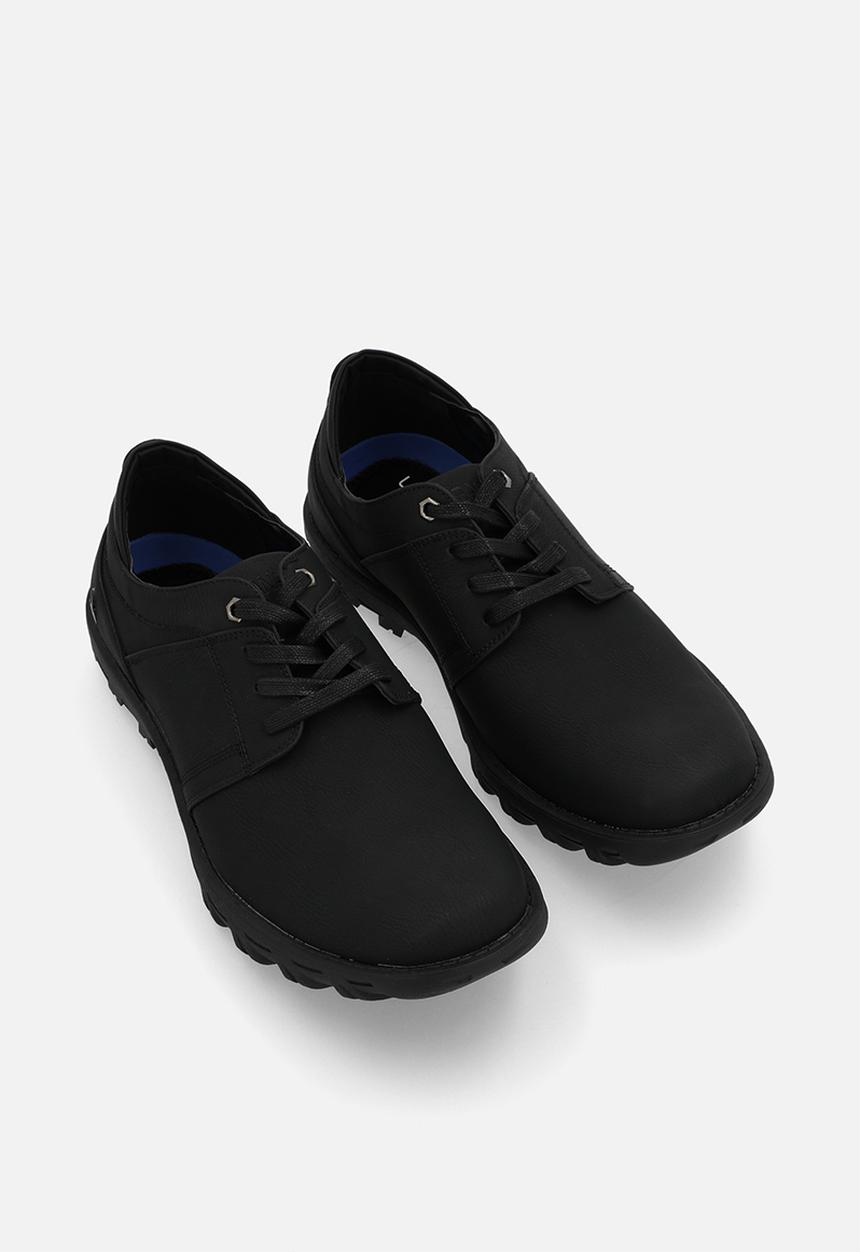 UrbanArt - TRACK 11 Faux Nubuck Mens B Pack - Black