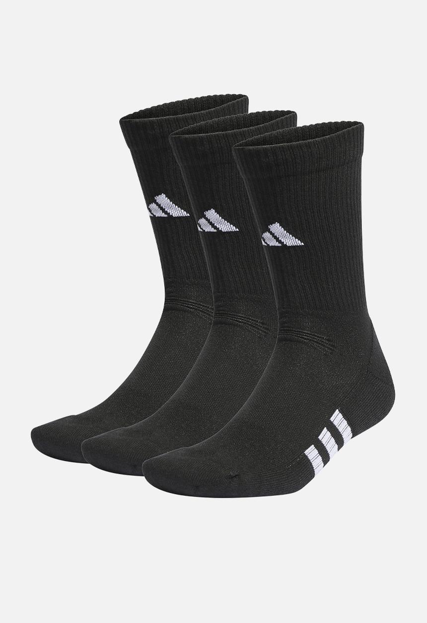 adidas Performance - Performance cushioned crew socks 3 pack - black