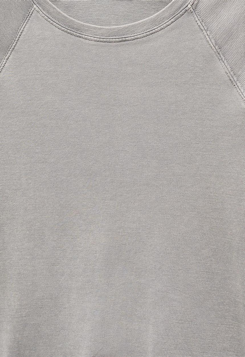MANGO - T-shirt lavi - medium gray