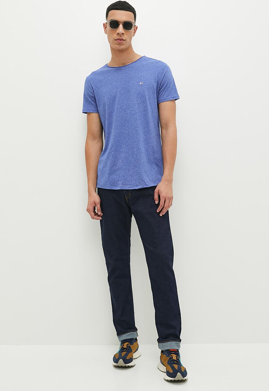 Tjm slim jaspe c neck - ultra blue