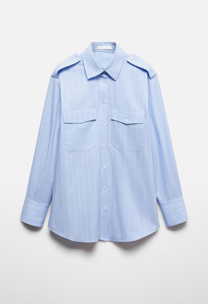MANGO - Shirt mateos - medium blue