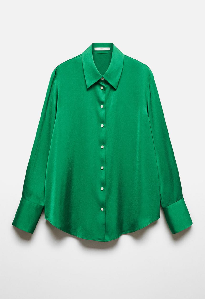 MANGO - Shirt ideale - green