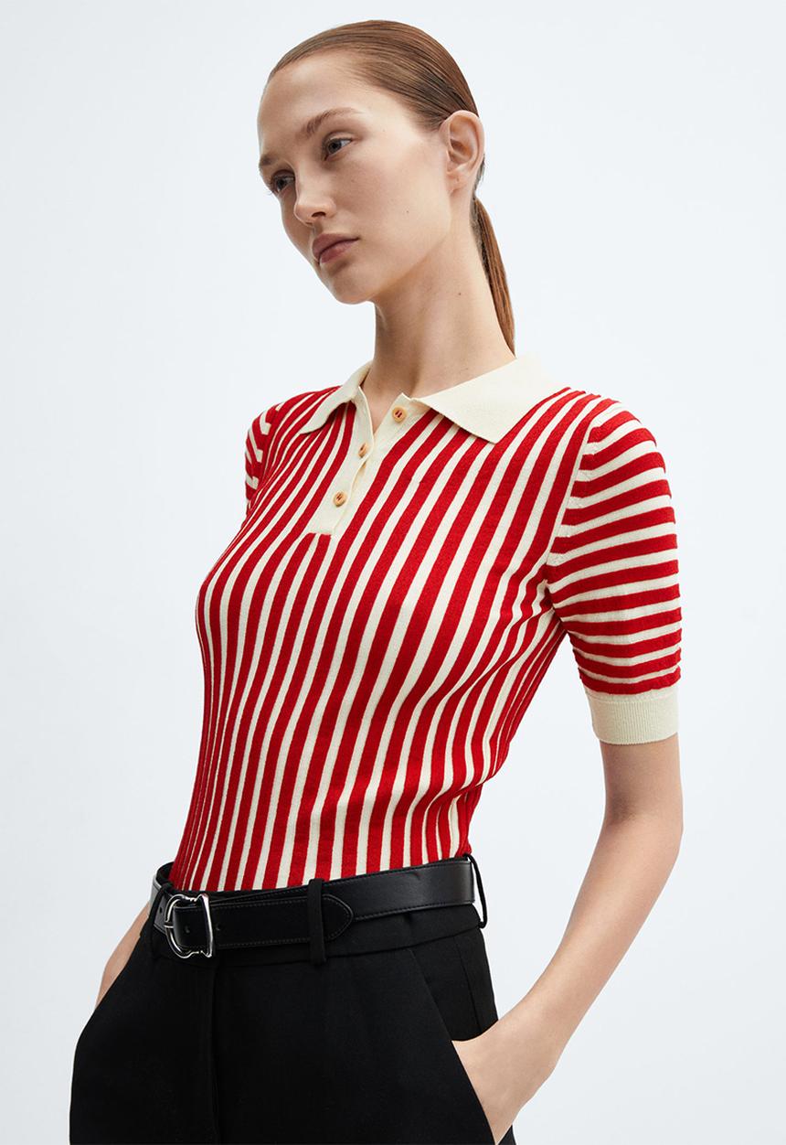 MANGO - Sweater carmin - red