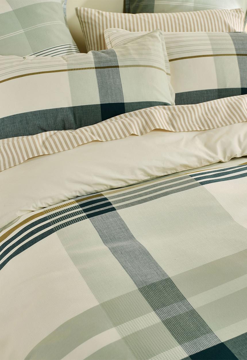 Linen House - Levon duvet cover set - jade