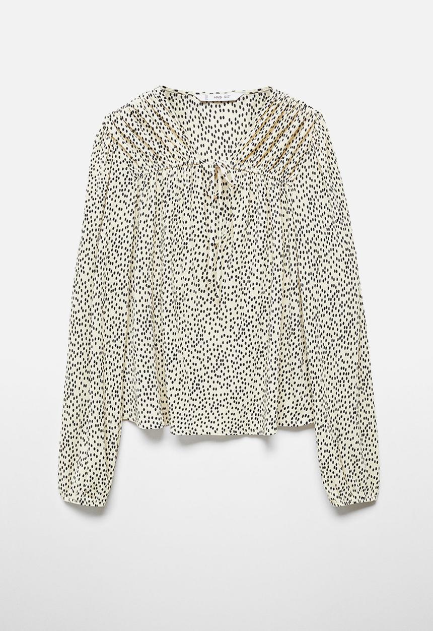 MANGO - Blouse pomelo - light beige