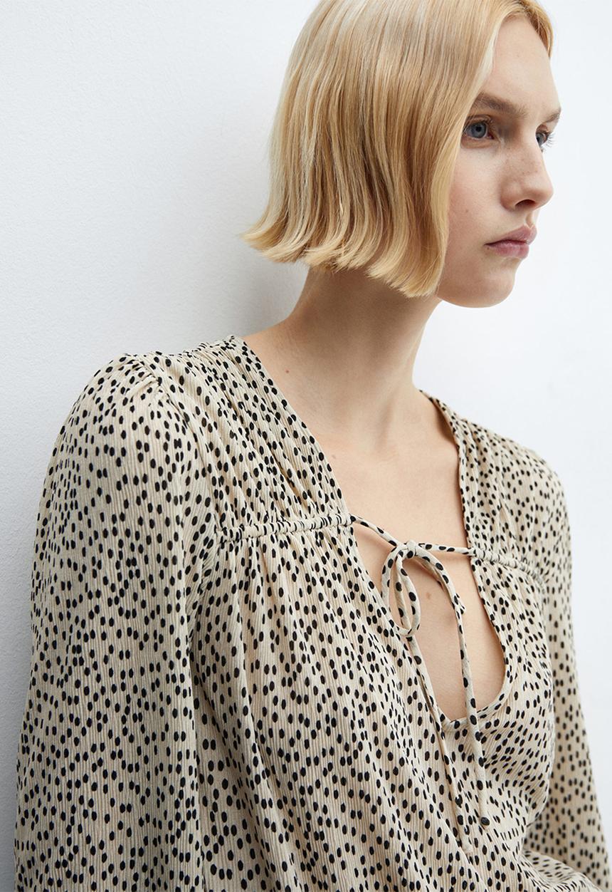 MANGO - Blouse pomelo - light beige